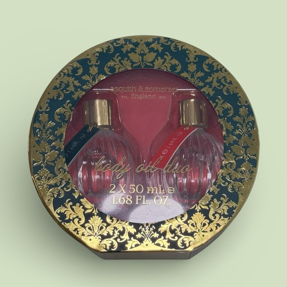 Esquith & Somerset Gold and Red Body Oil Duo